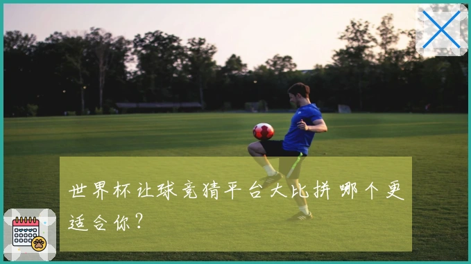 世界杯让球竞猜平台大比拼 哪个更适合你？